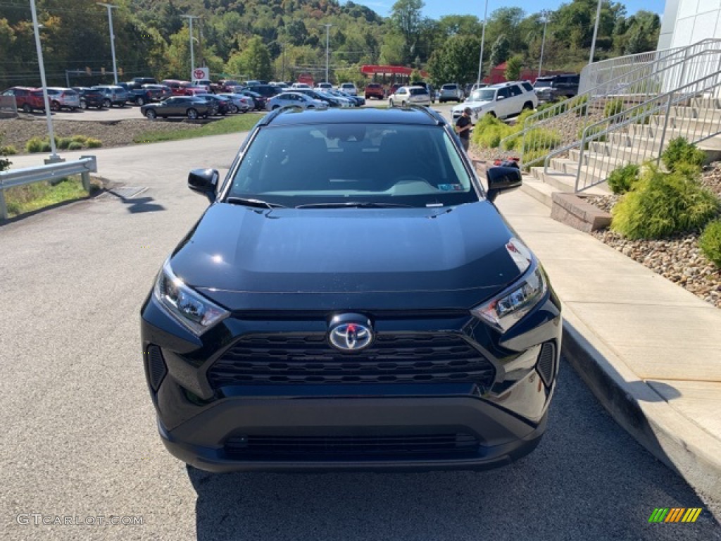 2019 RAV4 LE AWD Hybrid - Midnight Black Metallic / Black photo #30