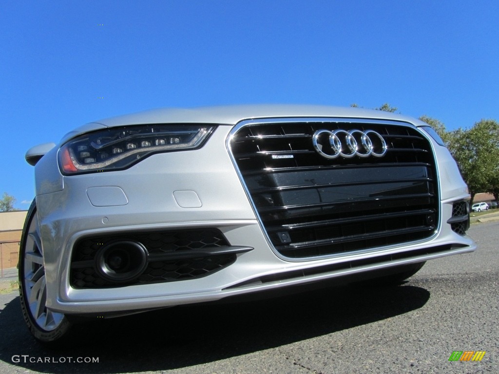 2012 A6 3.0T quattro Sedan - Ice Silver Metallic / Black photo #1