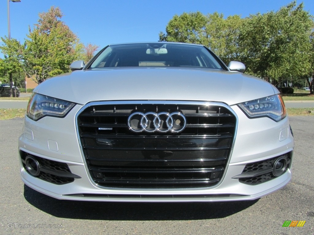 2012 A6 3.0T quattro Sedan - Ice Silver Metallic / Black photo #4
