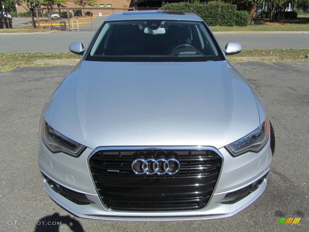2012 A6 3.0T quattro Sedan - Ice Silver Metallic / Black photo #5