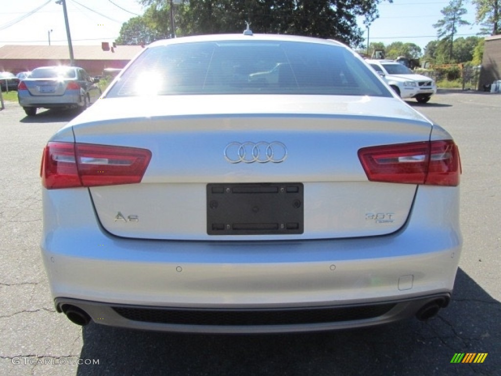 2012 A6 3.0T quattro Sedan - Ice Silver Metallic / Black photo #9