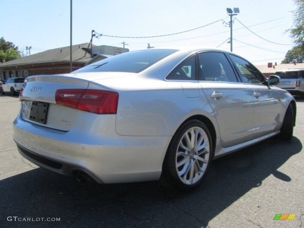 2012 A6 3.0T quattro Sedan - Ice Silver Metallic / Black photo #10