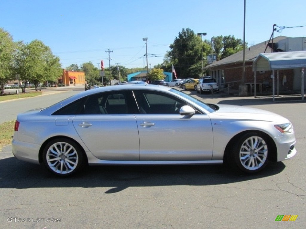 2012 A6 3.0T quattro Sedan - Ice Silver Metallic / Black photo #11