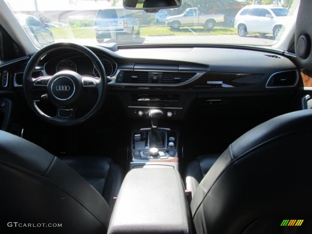 2012 A6 3.0T quattro Sedan - Ice Silver Metallic / Black photo #13