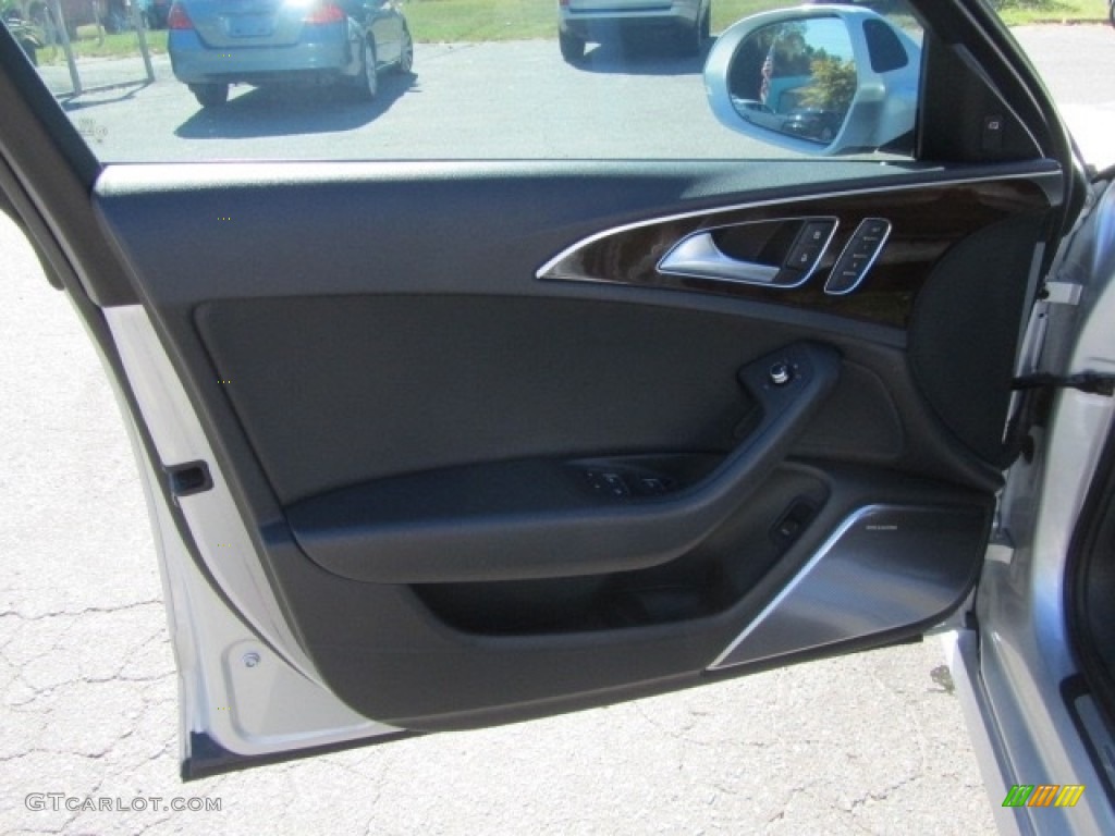 2012 A6 3.0T quattro Sedan - Ice Silver Metallic / Black photo #18