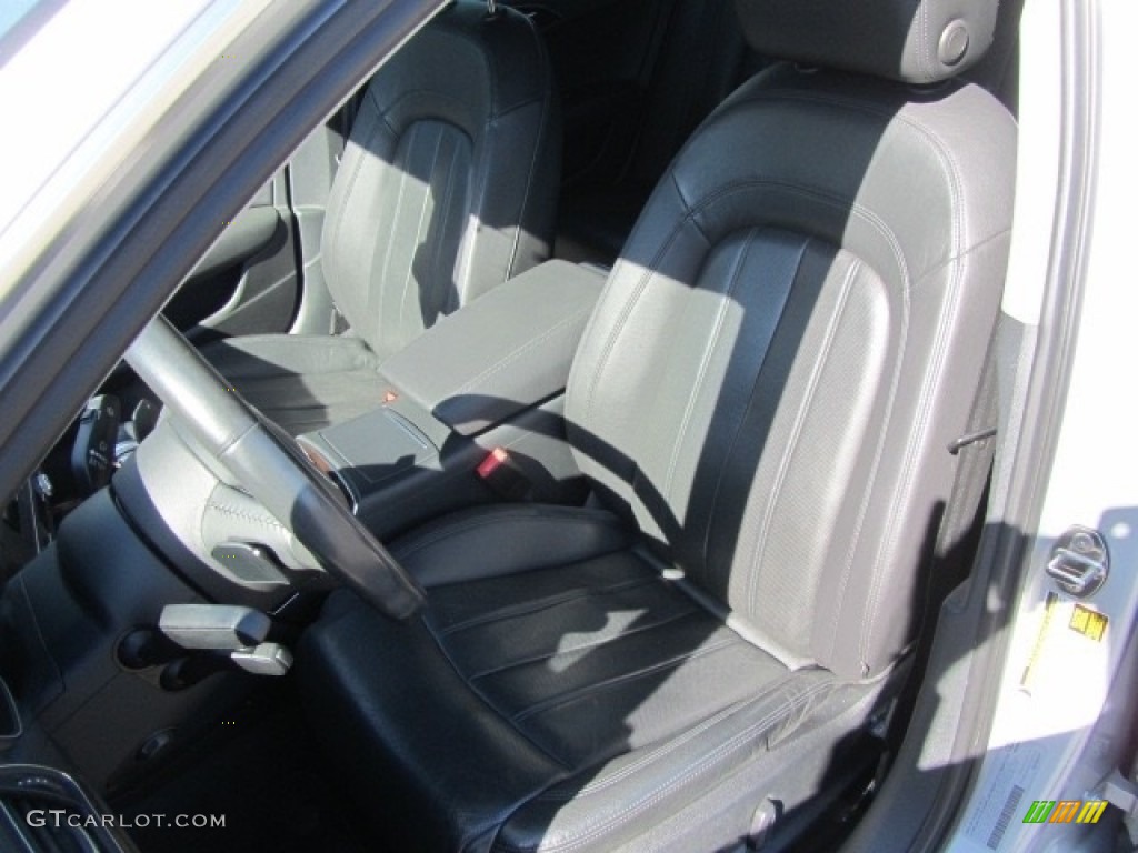 2012 A6 3.0T quattro Sedan - Ice Silver Metallic / Black photo #19