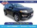 2020 Diamond Black Crystal Pearl Jeep Compass Latitude 4x4  photo #1