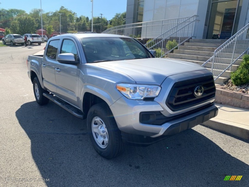 2020 Tacoma SR Double Cab 4x4 - Silver Sky Metallic / Cement photo #1