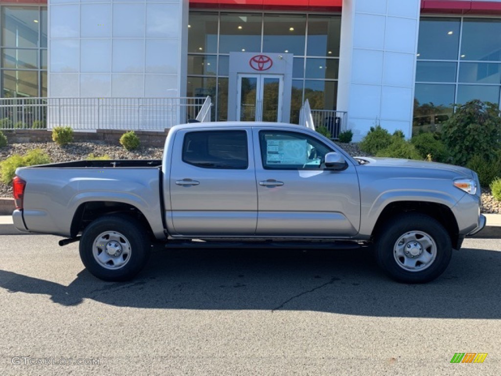 Silver Sky Metallic 2020 Toyota Tacoma SR Double Cab 4x4 Exterior Photo #135611070
