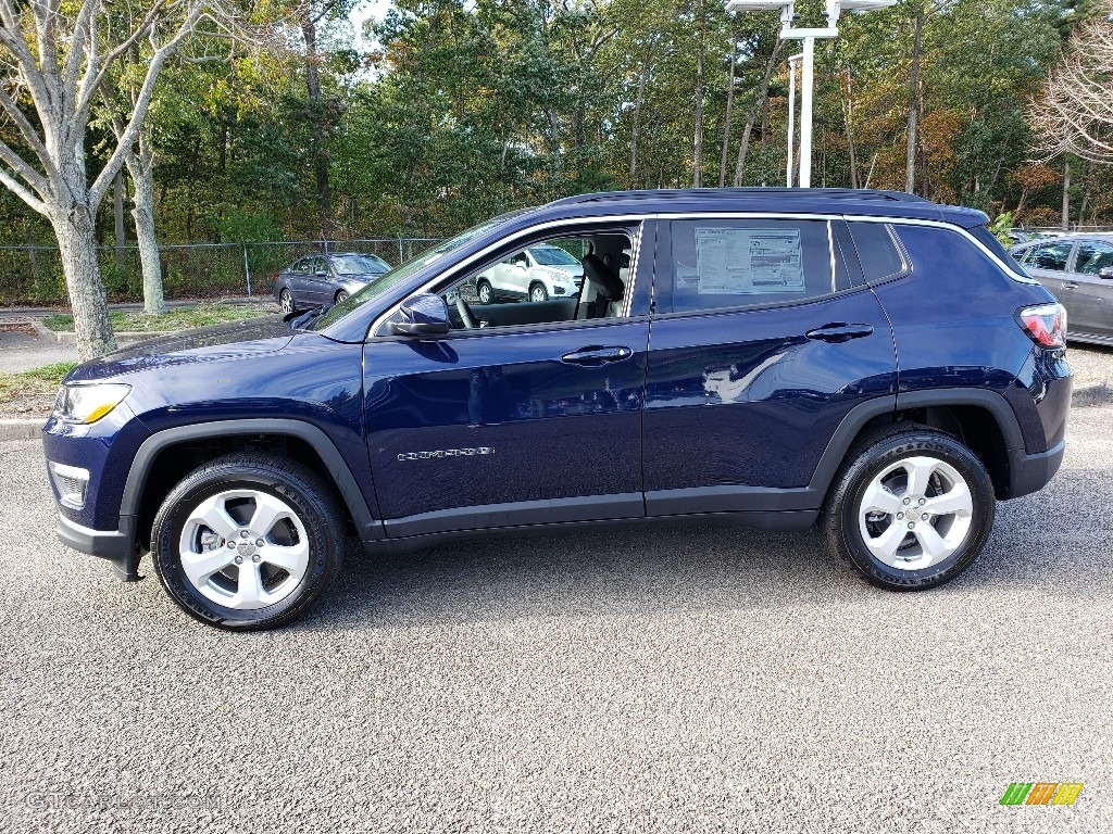 Jazz Blue Pearl 2020 Jeep Compass Latitude 4x4 Exterior Photo #135611130