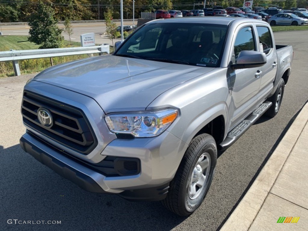 2020 Tacoma SR Double Cab 4x4 - Silver Sky Metallic / Cement photo #11