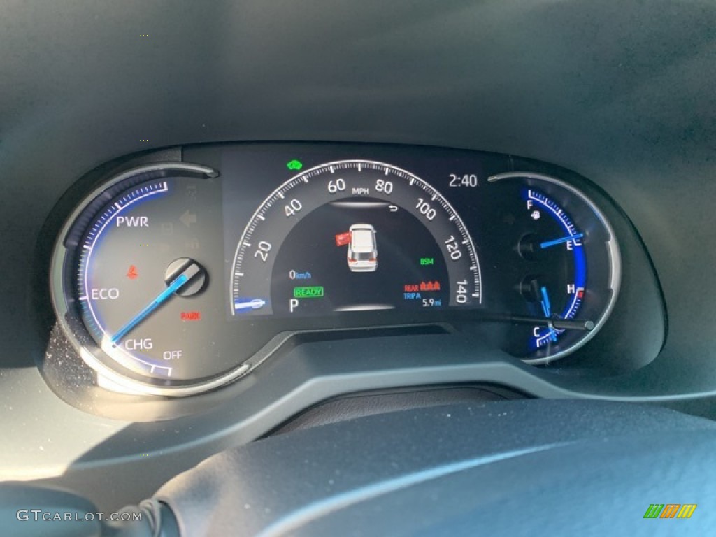 2019 RAV4 XSE AWD Hybrid - Silver Sky Metallic / Black photo #23