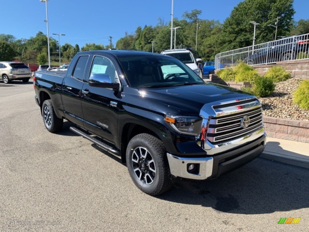 2020 Tundra Limited Double Cab 4x4 - Midnight Black Metallic / Black photo #1