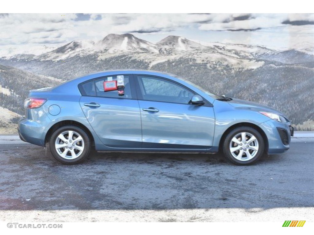 2011 MAZDA3 i Touring 4 Door - Gunmetal Blue Mica / Black photo #2