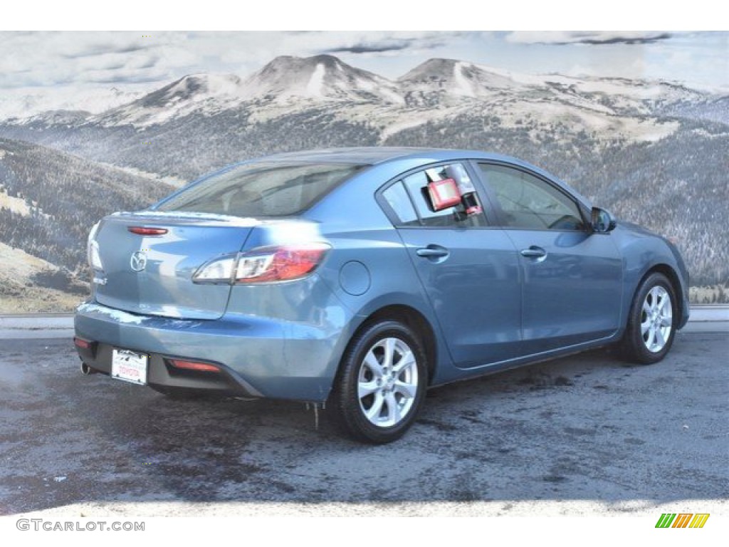2011 MAZDA3 i Touring 4 Door - Gunmetal Blue Mica / Black photo #3