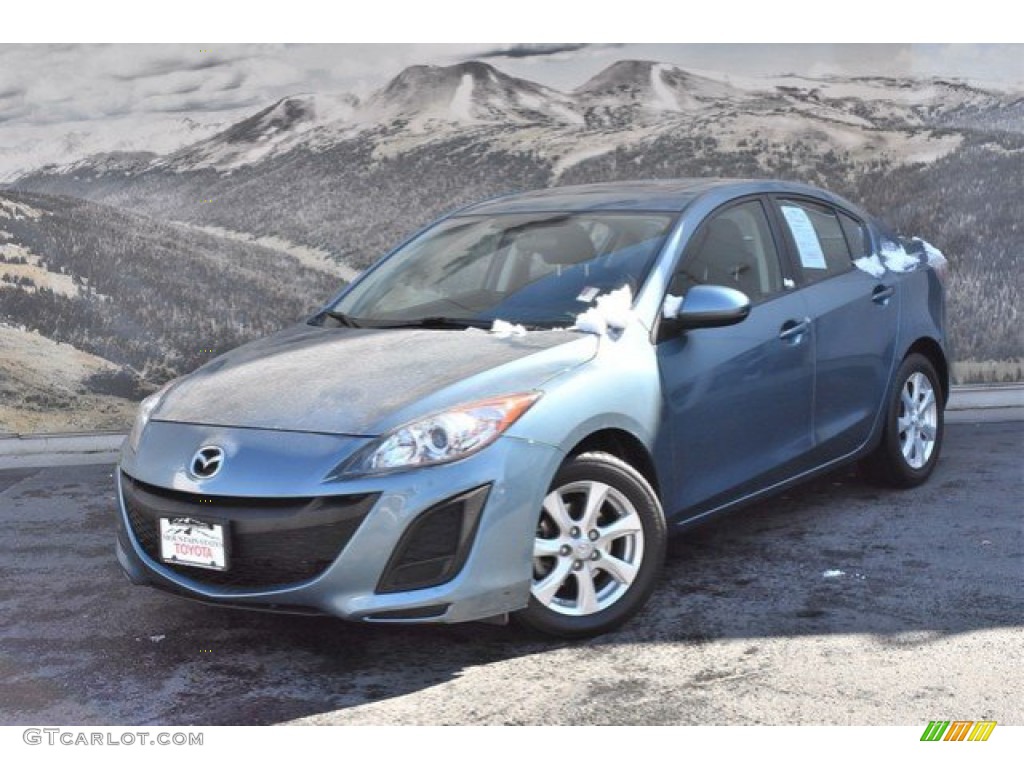 2011 MAZDA3 i Touring 4 Door - Gunmetal Blue Mica / Black photo #5