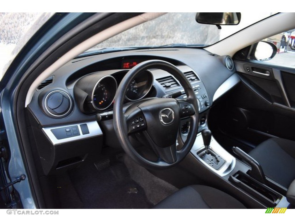 2011 MAZDA3 i Touring 4 Door - Gunmetal Blue Mica / Black photo #10