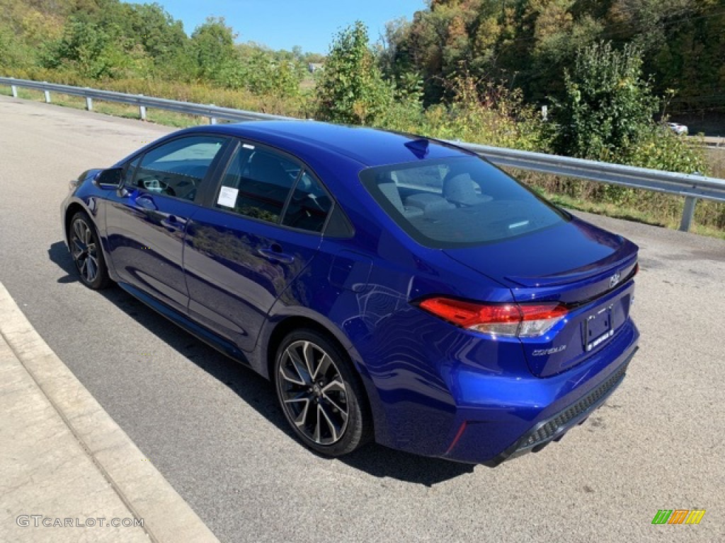 2020 Corolla SE - Blueprint / Light Gray photo #2