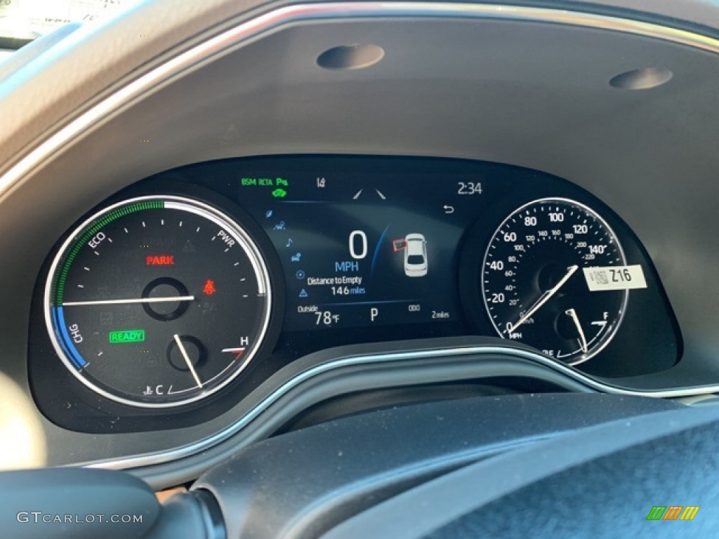 2020 Toyota Avalon Hybrid Limited Gauges Photo #135612588