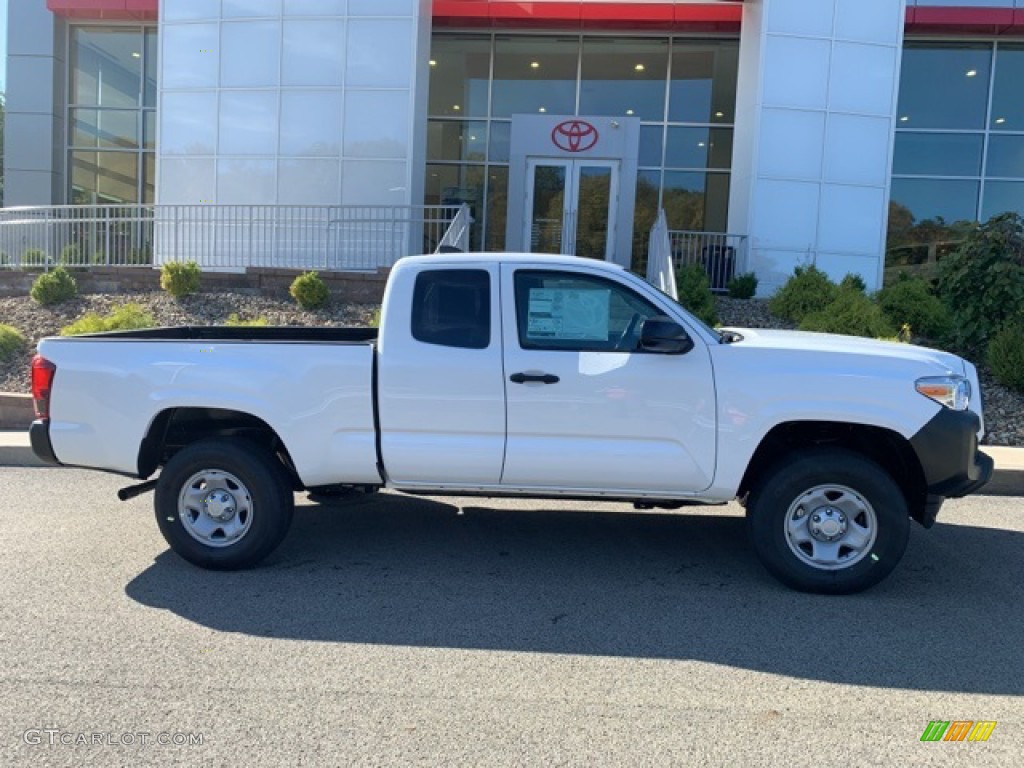 Super White 2020 Toyota Tacoma SR Access Cab 4x4 Exterior Photo #135612723