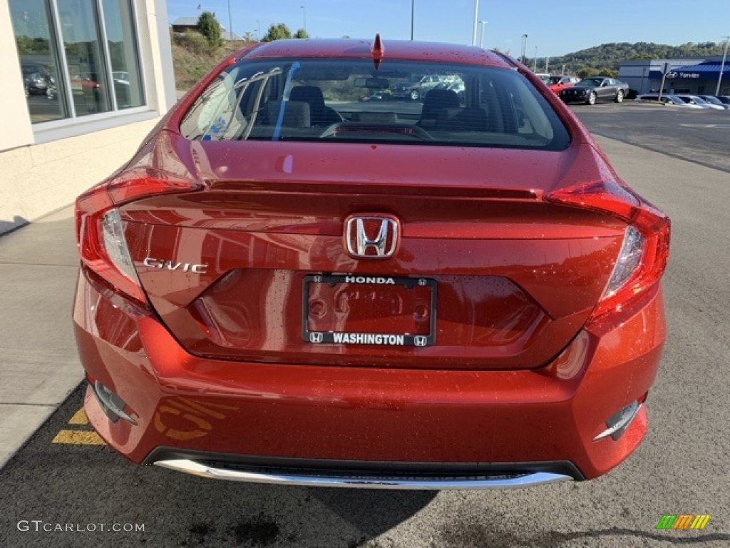 2019 Civic EX Sedan - Rallye Red / Black photo #6