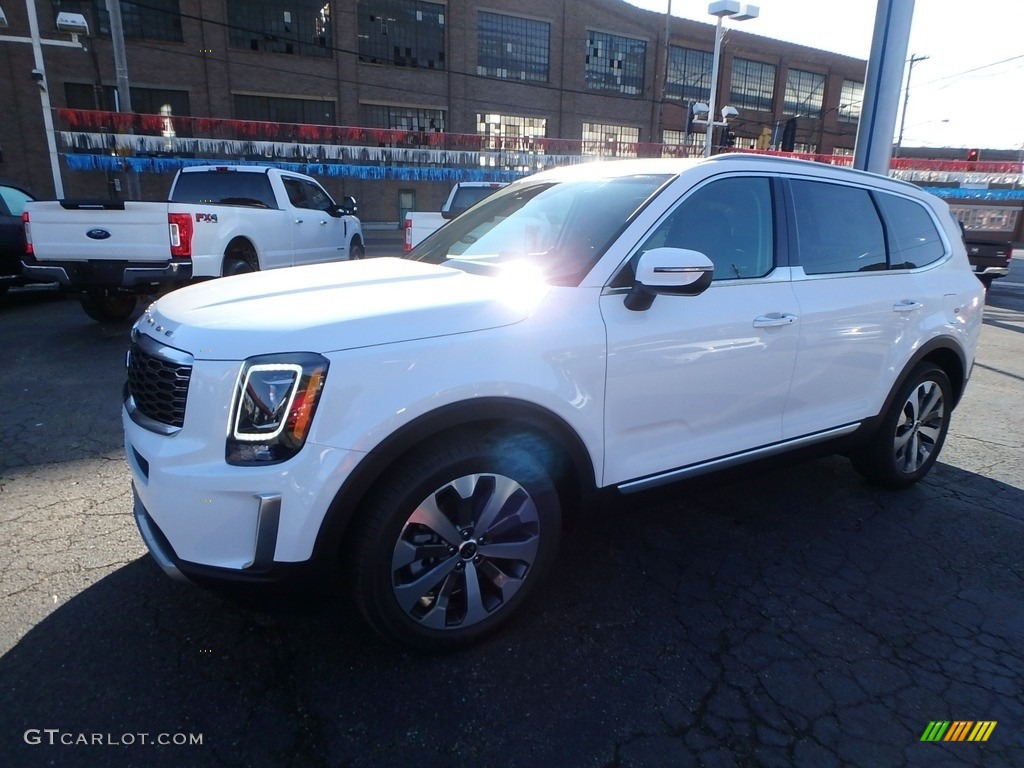 2020 Telluride S AWD - Snow White Pearl / Black photo #7