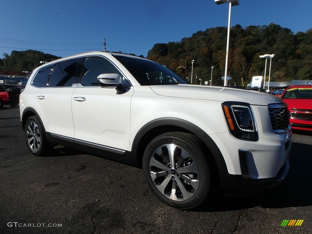 2020 Telluride S AWD - Snow White Pearl / Black photo #9