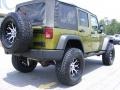 2008 Rescue Green Metallic Jeep Wrangler Unlimited X 4x4  photo #8
