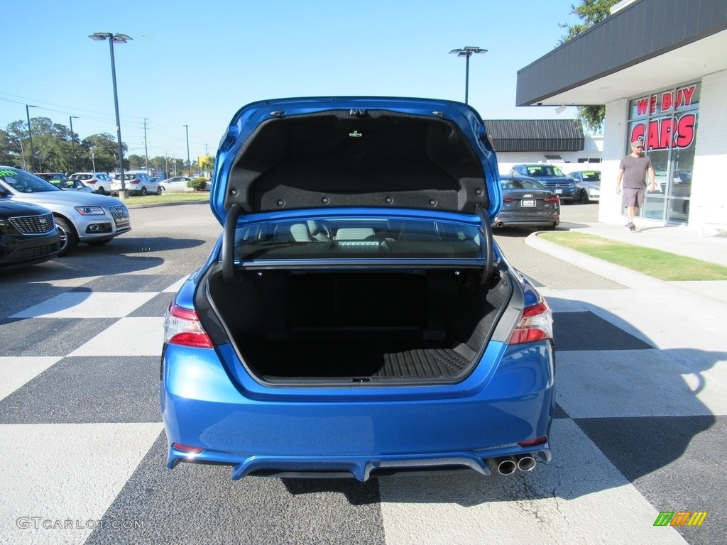 2019 Camry SE - Blue Streak Metallic / Ash photo #5