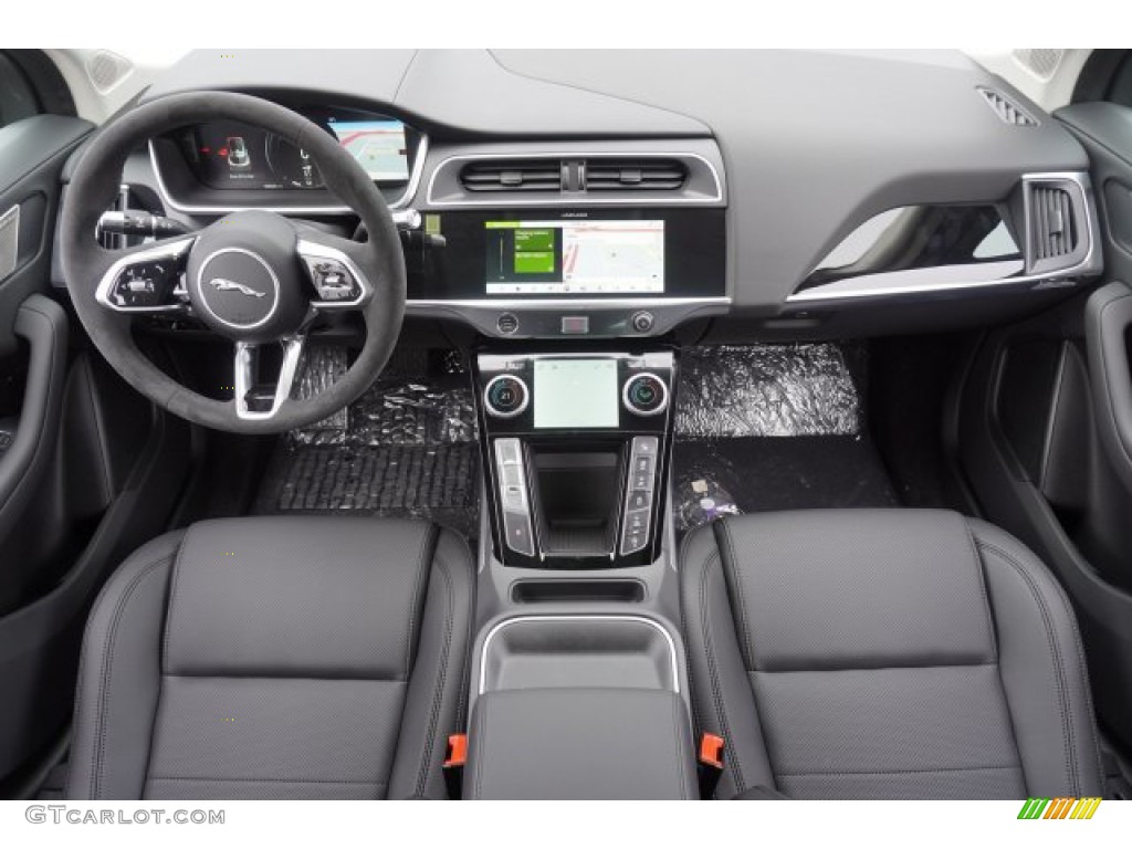 Ebony Interior 2020 Jaguar I-PACE S Photo #135615969