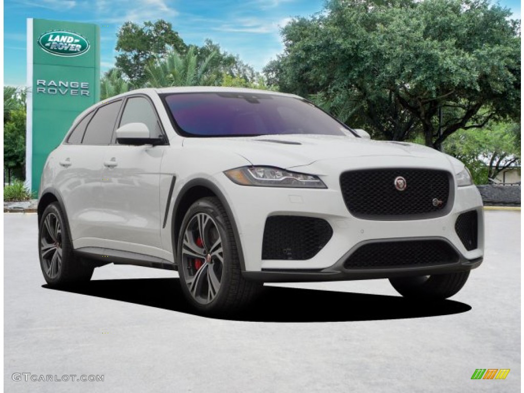 Fuji White 2020 Jaguar F-PACE SVR Exterior Photo #135618633