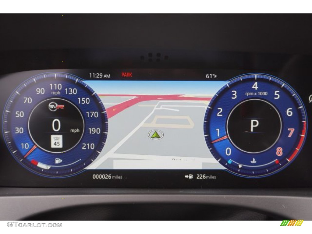 2020 Jaguar F-PACE SVR Gauges Photo #135618767
