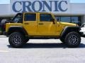 2009 Detonator Yellow Jeep Wrangler Unlimited X 4x4  photo #1