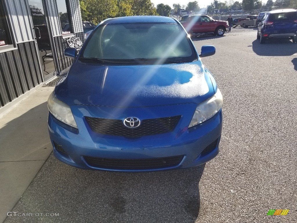 2009 Corolla LE - Blue Streak Metallic / Ash photo #7
