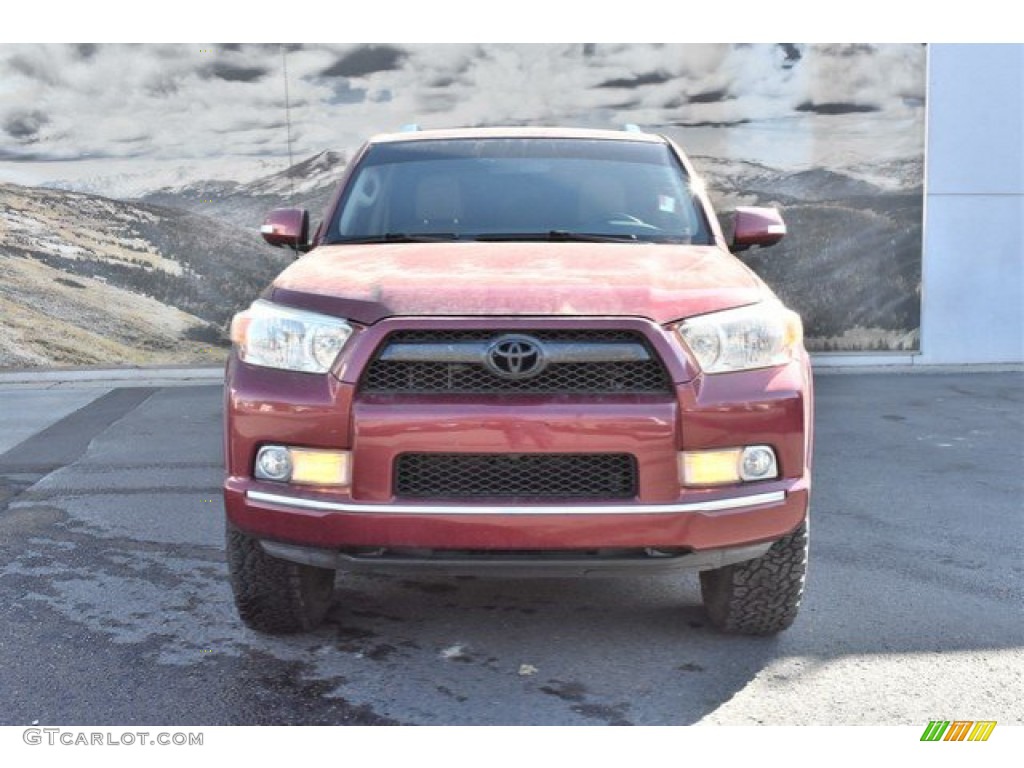 2013 4Runner SR5 4x4 - Salsa Red Pearl / Sand Beige Leather photo #8