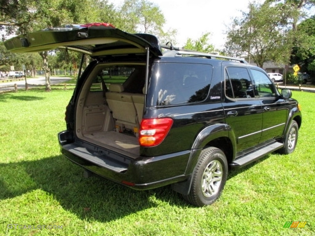 2003 Sequoia Limited 4WD - Black / Oak photo #5