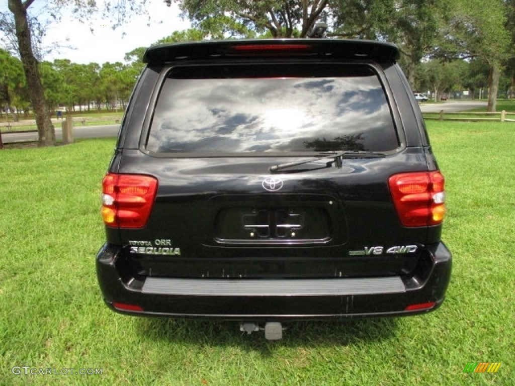 2003 Sequoia Limited 4WD - Black / Oak photo #7