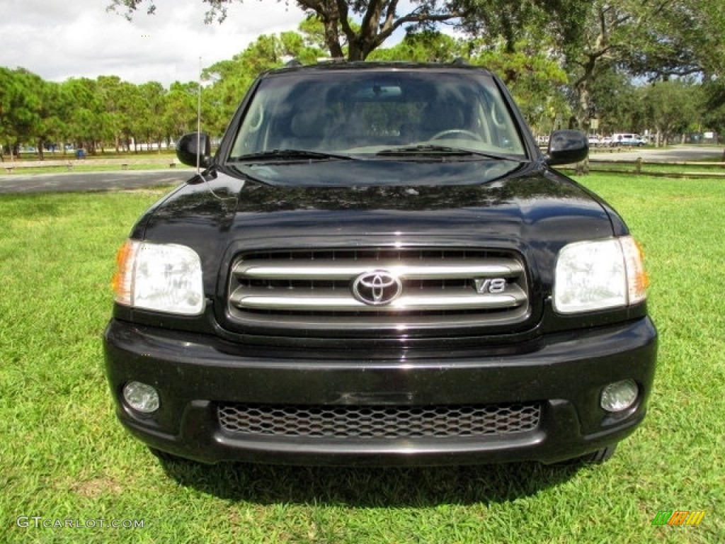 2003 Sequoia Limited 4WD - Black / Oak photo #15