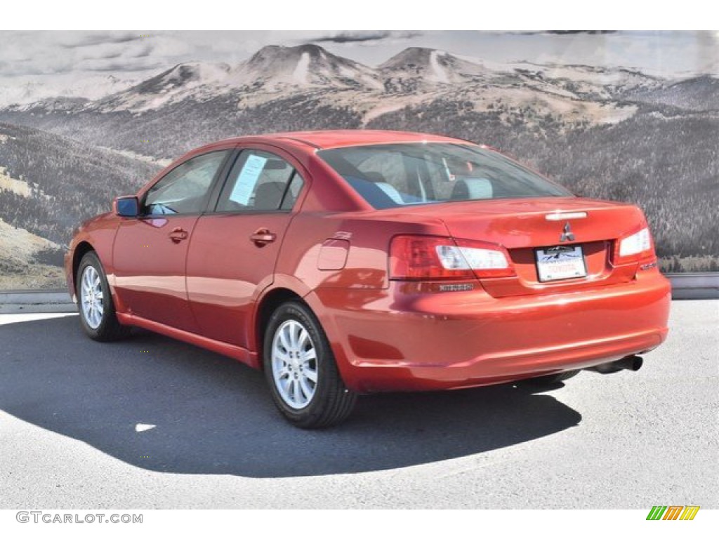 2012 Galant FE - Rave Red / Black photo #7