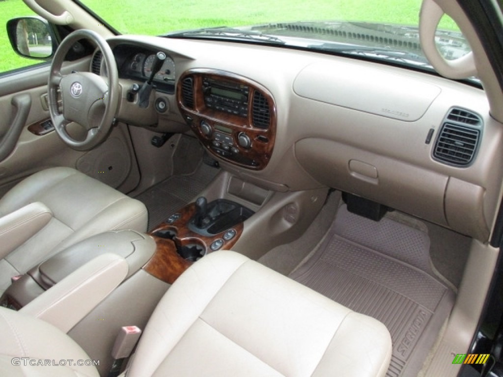 2003 Sequoia Limited 4WD - Black / Oak photo #33