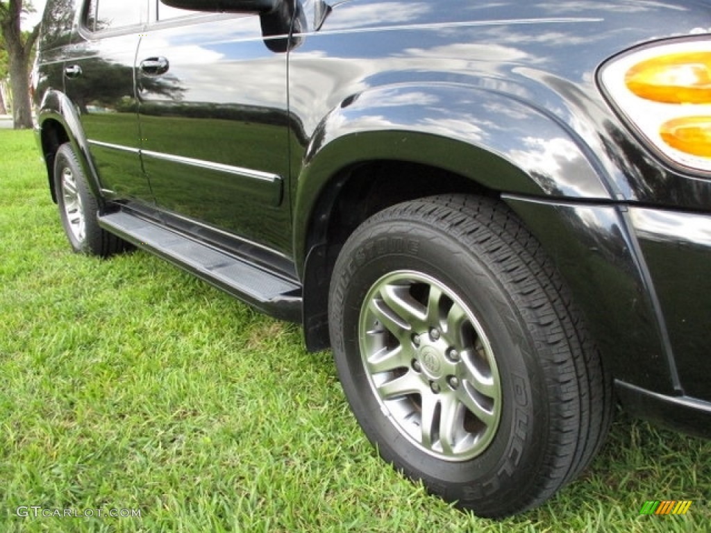 2003 Sequoia Limited 4WD - Black / Oak photo #35