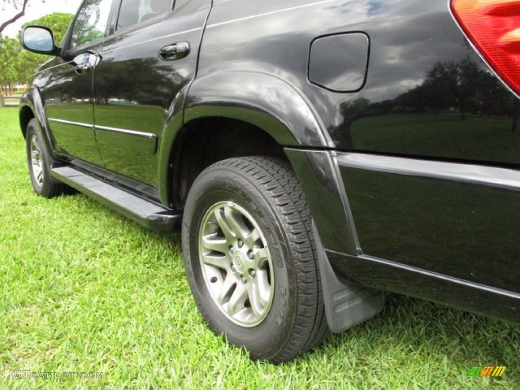 2003 Sequoia Limited 4WD - Black / Oak photo #54