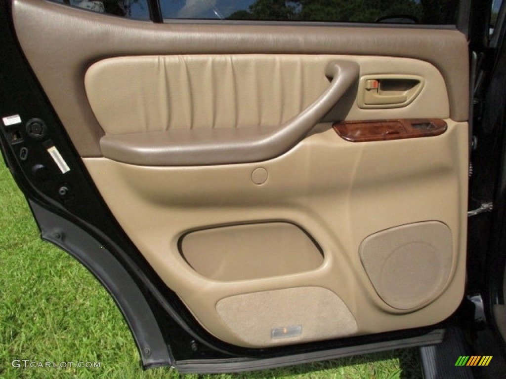 2003 Sequoia Limited 4WD - Black / Oak photo #55