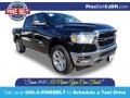 2020 Diamond Black Crystal Pearl Ram 1500 Big Horn Crew Cab 4x4  photo #1