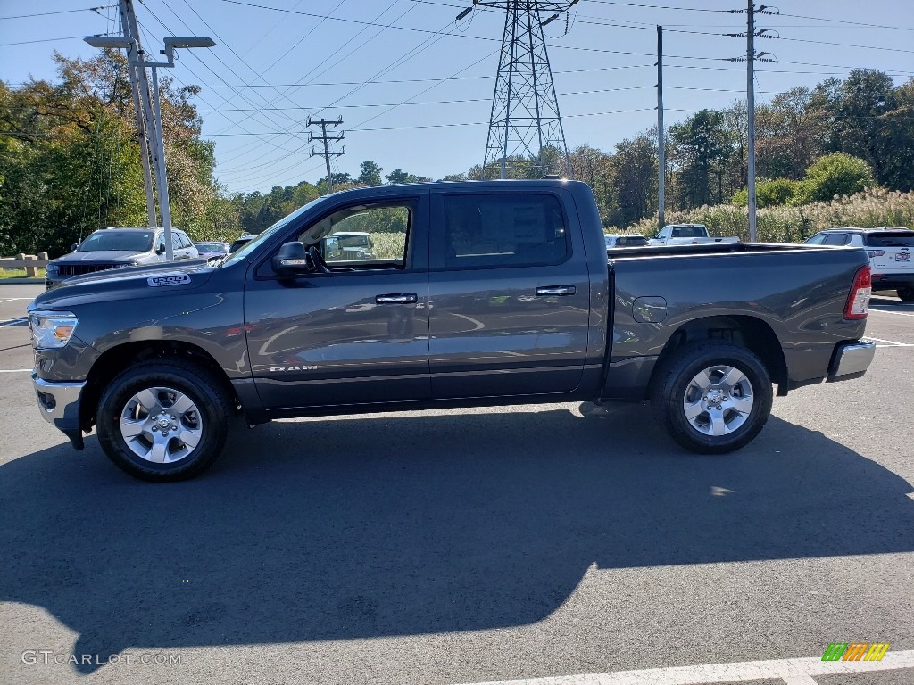 2020 1500 Big Horn Crew Cab 4x4 - Granite Crystal Metallic / Light Frost Beige/Black photo #3