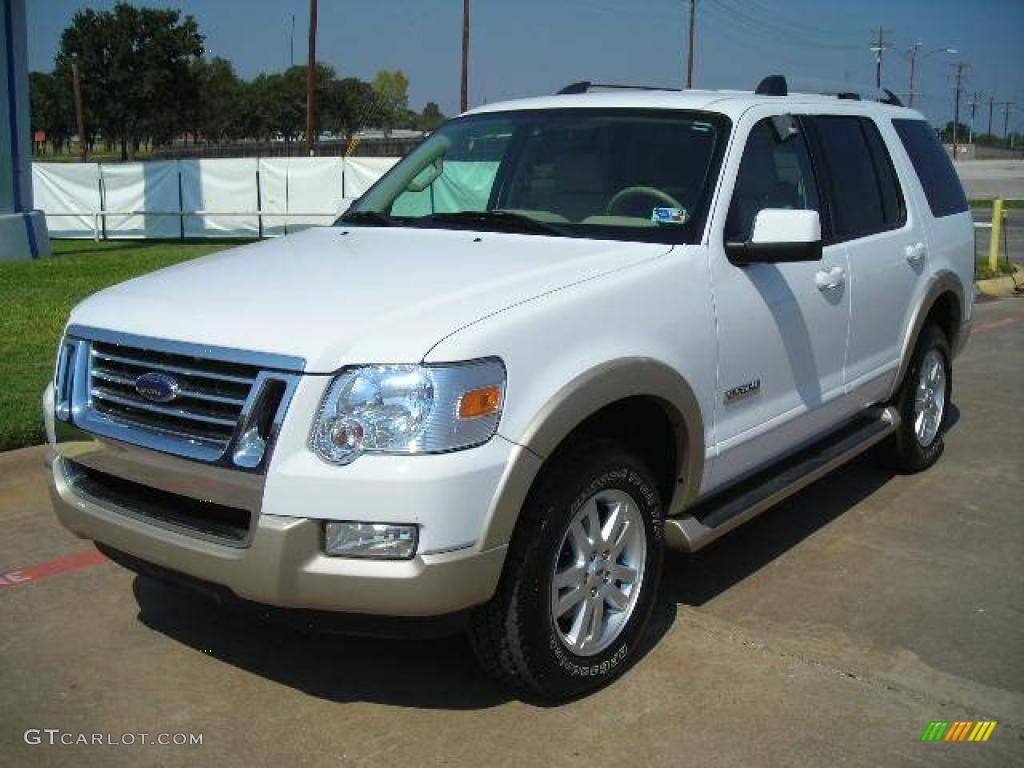 Oxford White Ford Explorer