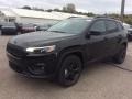 2020 Diamond Black Crystal Pearl Jeep Cherokee Altitude 4x4  photo #5