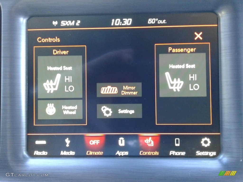 2019 Dodge Challenger R/T Scat Pack Stars and Stripes Edition Controls Photo #135627608