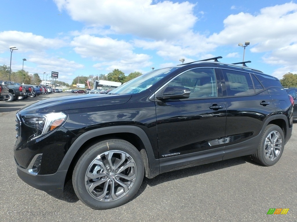 Ebony Twilight Metallic 2020 GMC Terrain SLT AWD Exterior Photo #135628946