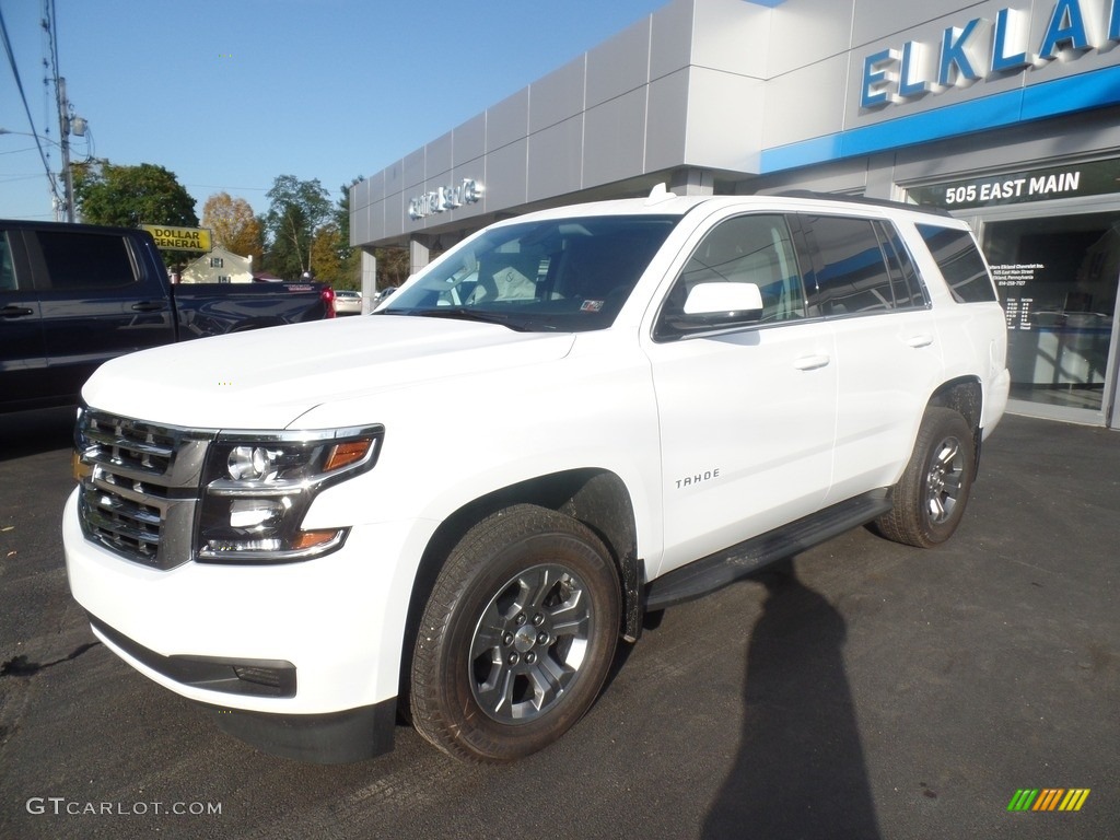 2020 Tahoe LS 4WD - Summit White / Jet Black photo #1